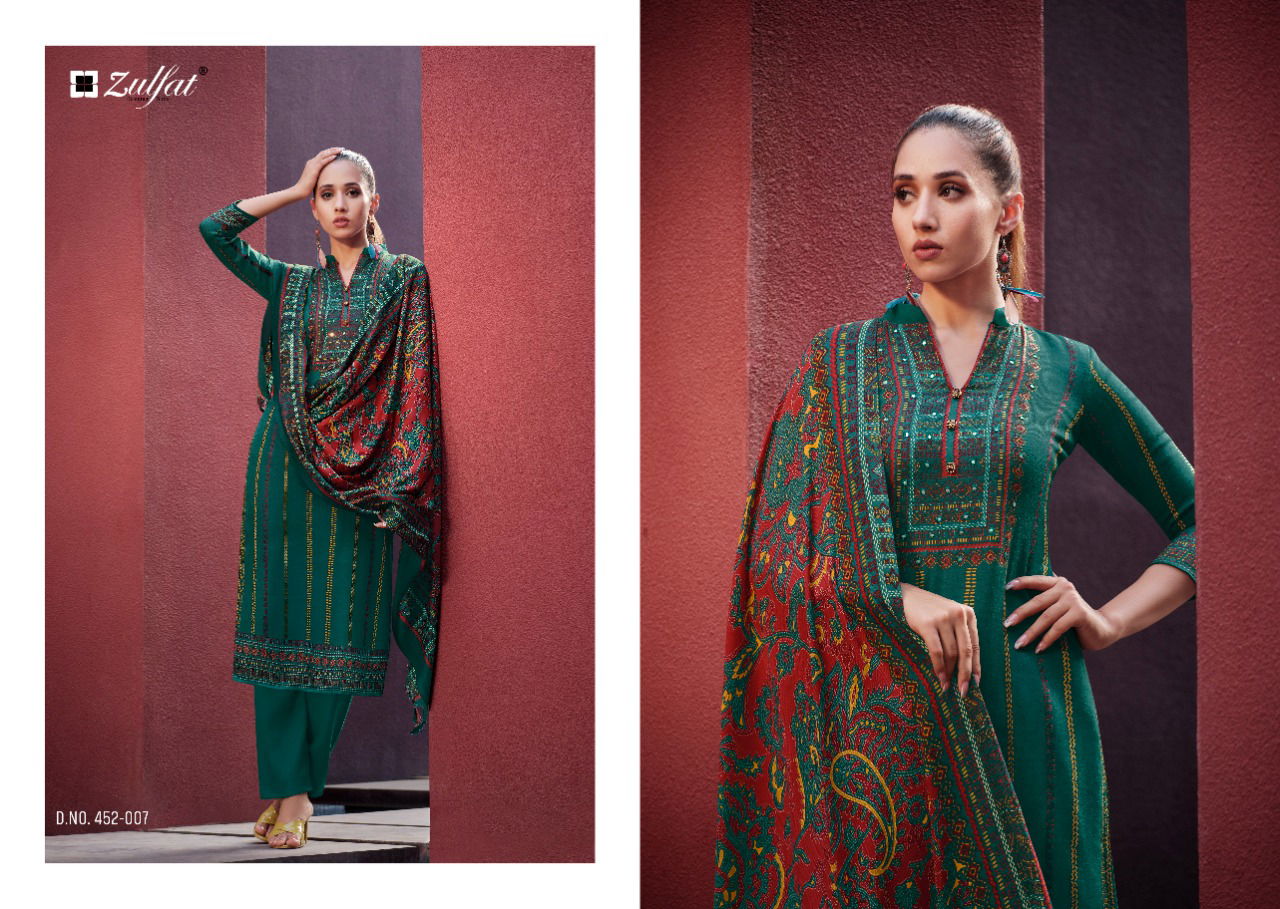 Zulfat Inteha Fancy Festive Wear Wholesale Ready Made Suit Collection